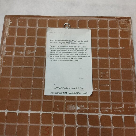 Vintage "Grey Wolf Stalking #626" By Artiles, A.R.T Co. - Picture 4 of 7